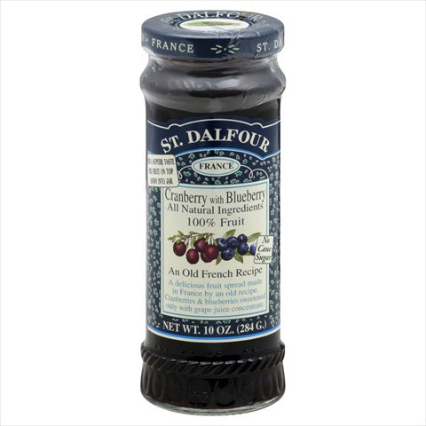 St. Dalfour Deluxe Cranberry Blueberry Fruit Spread, 225 ml