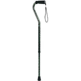 Carex Adjustable Designer Walking Cane, Green