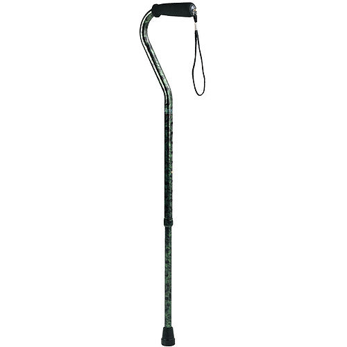 Carex Adjustable Designer Walking Cane, Green