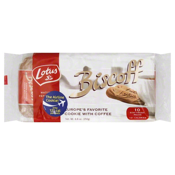 Biscoff Lotus Cookies Airline Size XL - 8.8oz