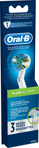 Oral-B Floss Action X-Filament Replacement Brush Heads - 3ct