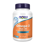 NOW Foods Omega-3 Molecularly Distilled, 90 Softgels