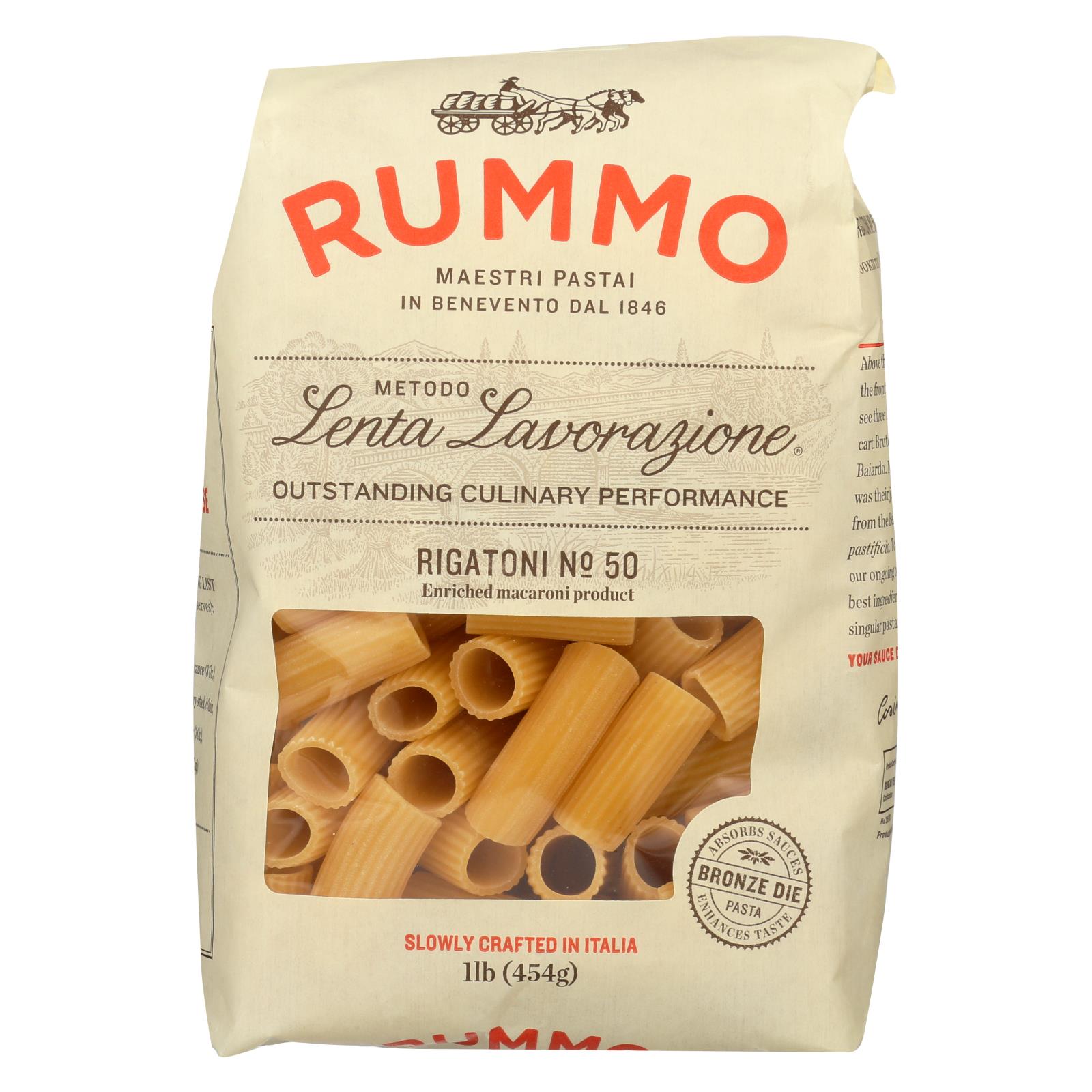 Rummo Rigatoni No. 50 Pasta 16 Oz – Locatel Health & Wellness Online Store