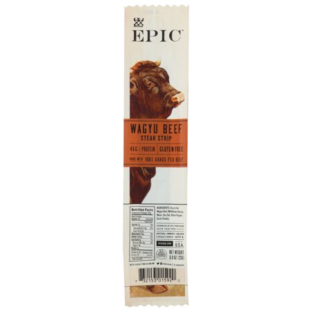 Epic Provisions Wagyu Beef Steak Strip, Grass-Fed, 0.8 oz