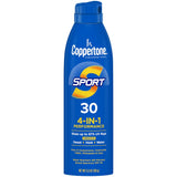 Coppertone Sport Continuous Sunscreen Spray, Broad Spectrum SPF 30, 5.5 oz