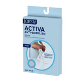 Jobst Activa Compression Socks, White, X-Large, 1 Ct