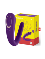 Satisfyer Double Classic Partner Vibrator, Purple