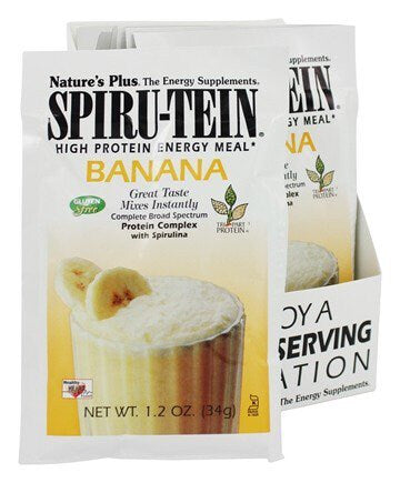 Nature's Plus Spirutein Banana Packets 1.2oz