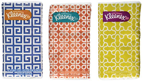 Kleenex On-the-Go Facial Tissues, 2 Wallet Packs, 20 Tissues