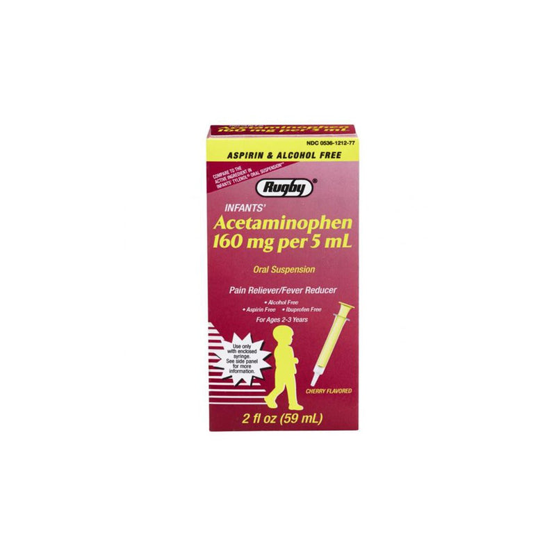 Rugby Infants' Acetaminophen 160 mg Oral Suspension, 2 Fl Oz
