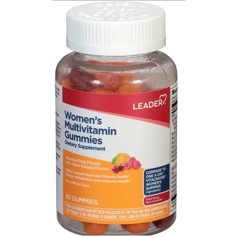 Leader Women's Multivitamin Gummies with Vitamins A, C, D, E & Biotin