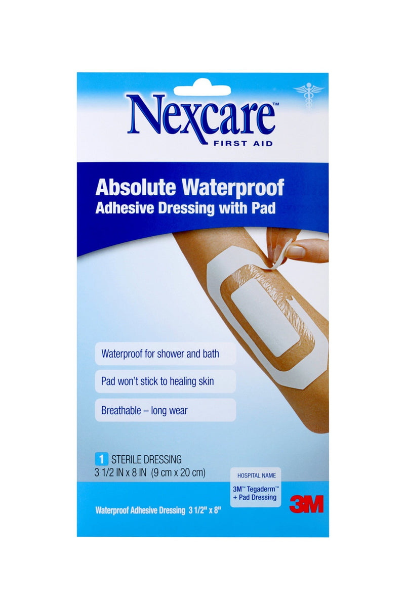 Nexcare Tegaderm Pad Transparent Dressing 3.5 in x 8 in