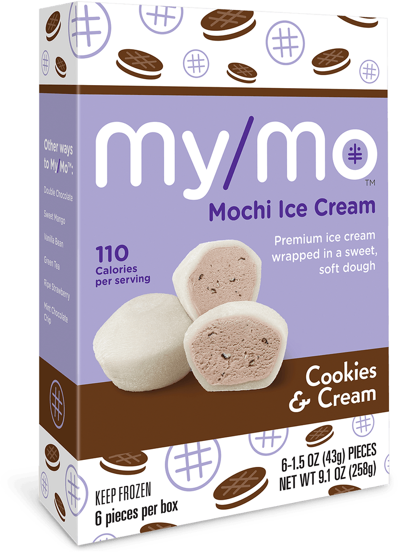 My/Mochi Cookies and Cream Ice Cream, 1.25 oz