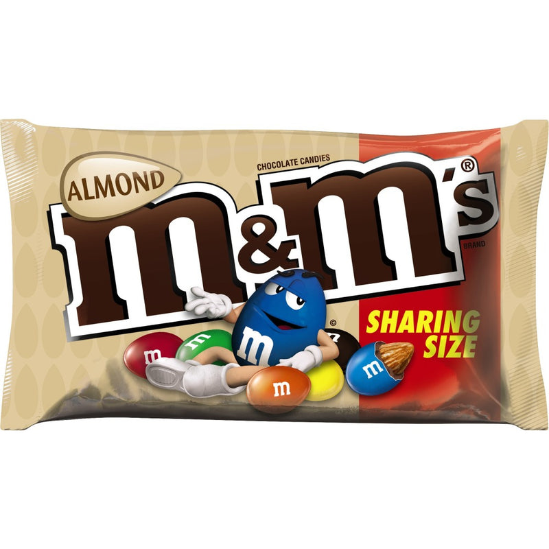 M & M Almond Chocolate Candies 2.83oz