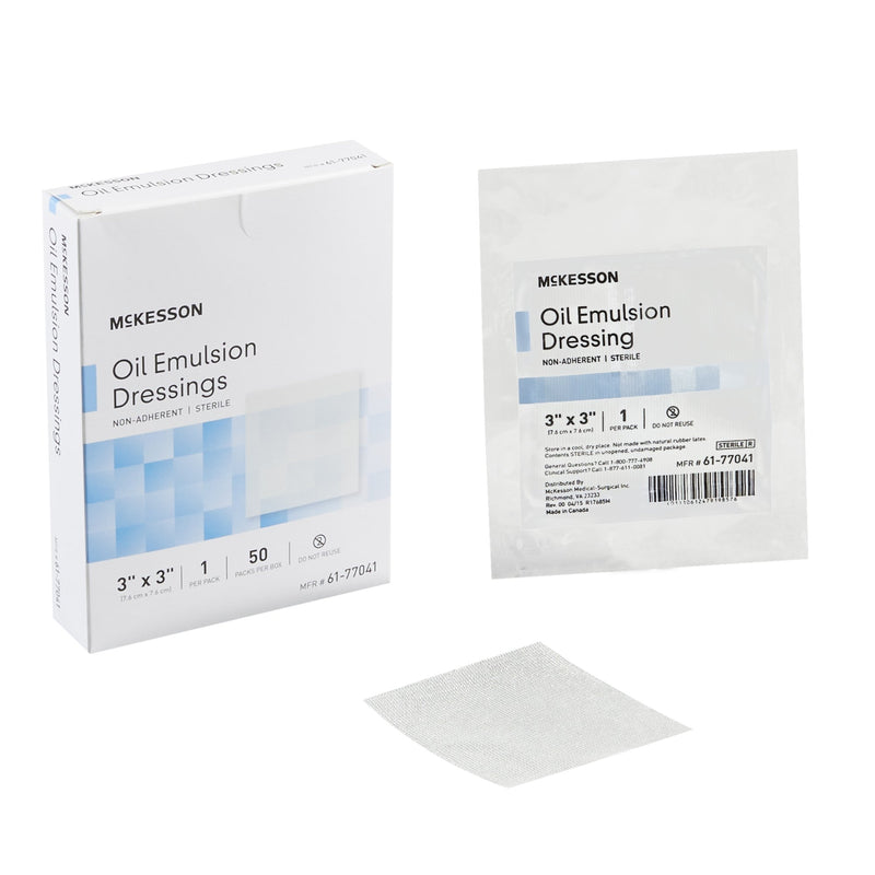 Mckesson Oil Emulsion Dressing 3" x 3"