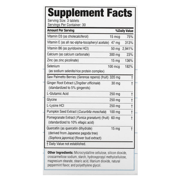 Prostate With Saw Palmetto Tablets 90