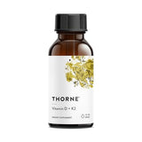Thorne Vitamin D + K2 Liquid Drops 1 fl oz