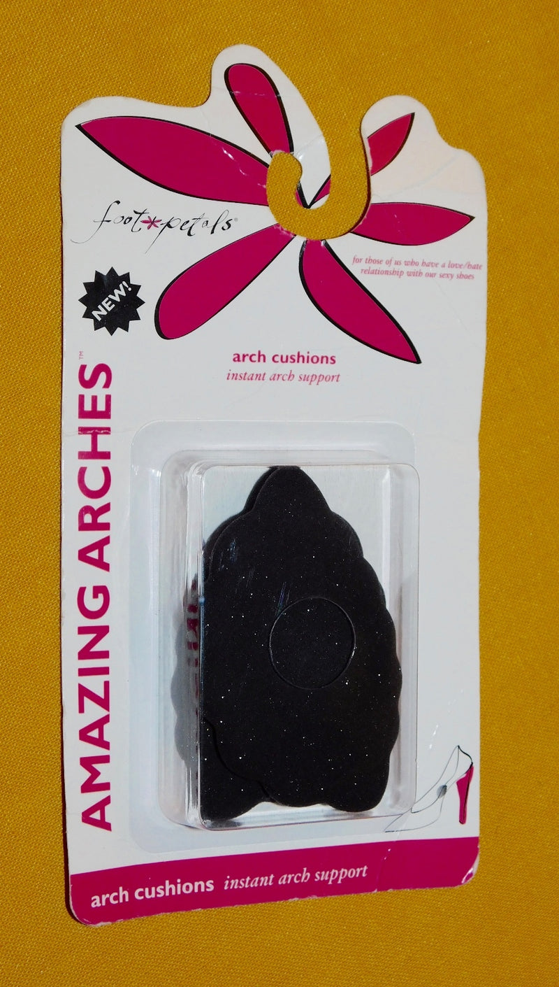 Foot Petals Amazing Arches Women's Arch Support Cushions Black