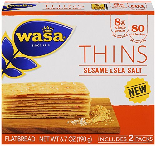 Wasa Thins Sesame & Sea Salt, 6.7 Oz