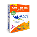 Boiron VoiceCalm Vocal Strain Relief Homeopathic Medicine Meltaway Tablets, 60 Count