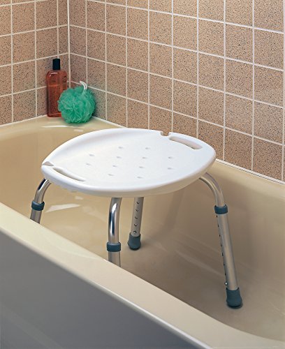 Carex Bath/Shower Seat, Aluminum, 20.5 in H