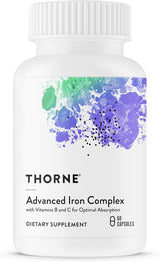 Thorne Ferrasorb Advanced Iron Complex 36 mg 60 Capsules