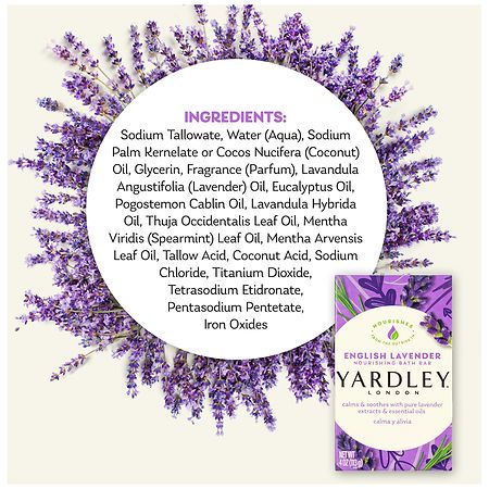 Yardley Inglish Lavender Bar Jabón 4.25 oz