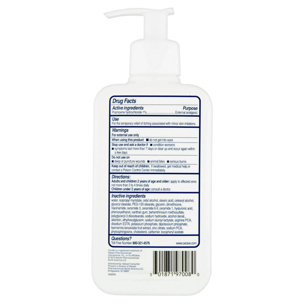 Cerave Itch Relief Moisturizing Lotion 8oz