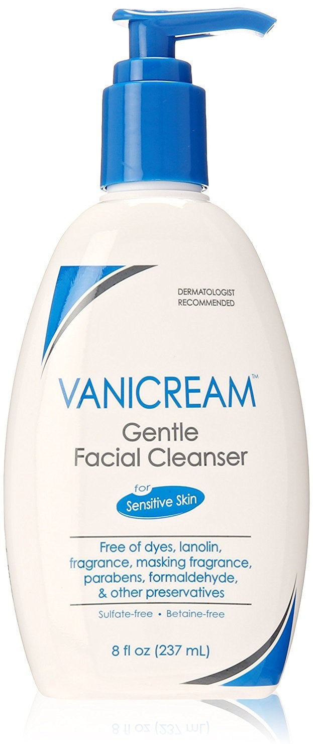Vanicream Gentle Facial Cleanser for Sensitive Skin, 8 fl oz