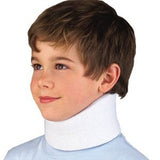 FLA Orthopedics Microban Cervical Collar, White, Pediatric, 2.5 in