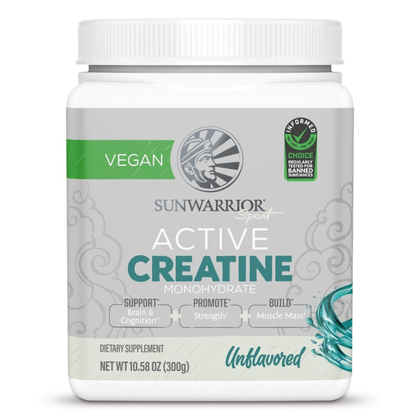 Sunwarrior Active Creatine Monohydrate Powder Unflavored 10.58 oz