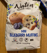 Nate Gluten Free Mini Blueberry Muffins 210 g