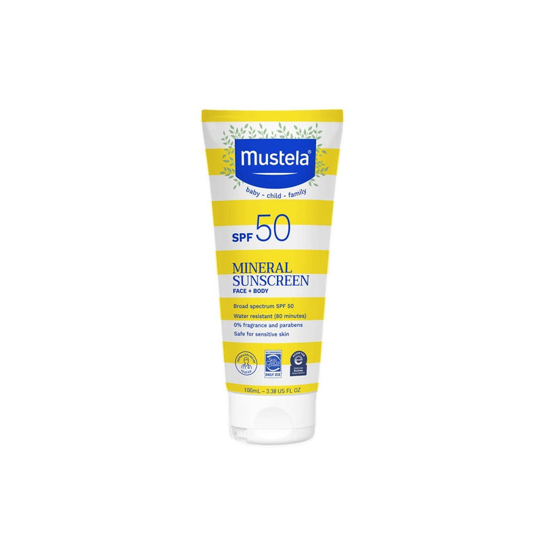 Mustela Mineral Sunscreen Lotion SPF 50, 3.38 fl oz