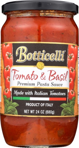 Botticelli Foods Llc, Tomato and Basil Pasta Sauce, 24 Oz