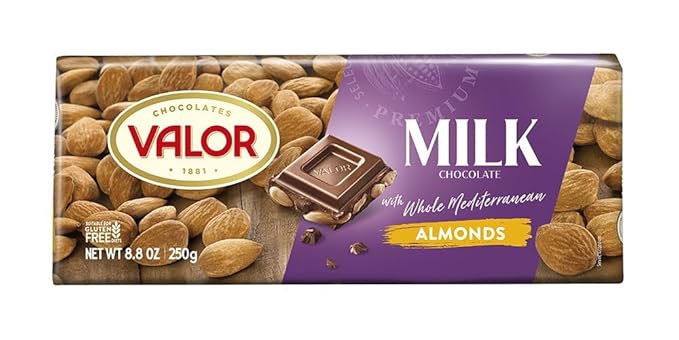 Valor Milk Chocolate With Almonds 8.75Oz