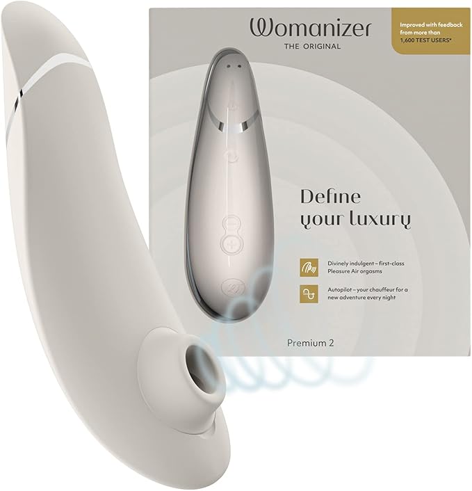 Womanizer Premiun 2 Pleasure Air Stimulator Grey