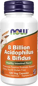 Now 8 Billion Acidophilus/Bifidus