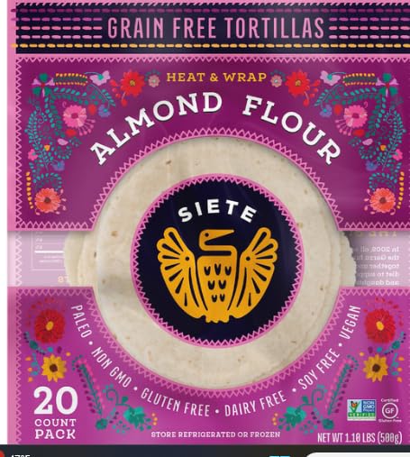 Siete Almond Flour Tortillas Pack 8ct