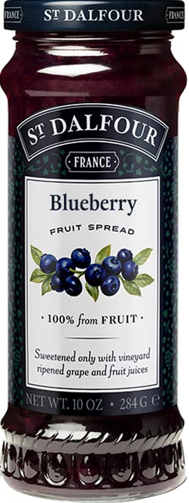 ST. DALFOUR BLUEBERRY FRUIT SPREAD 10 Oz