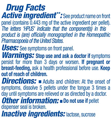 Boiron Ferrum Phosphoricum 8X Homeopathic Medicine Pellets, 80 Count