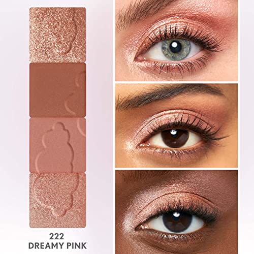 Covergirl Eyeshadow Clean Color Clean Fresh Dreamy Pink 222, 0.14 Oz