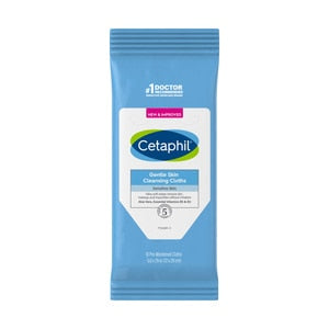 Cetaphil Gentle Skin Cleansing Face Wipes Cloths 10ct