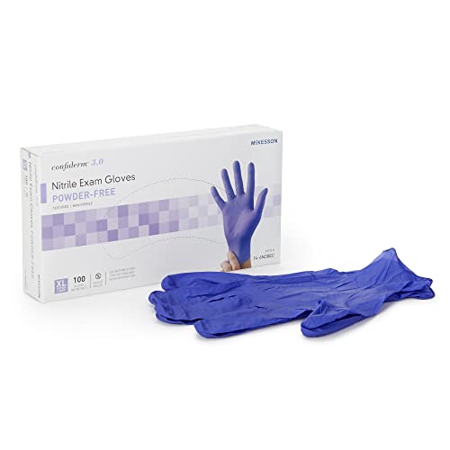 McKesson Confirderm 3.0 Nitrile Gloves, Powder-Free, XL, 00