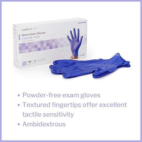 McKesson Confirderm 3.0 Nitrile Gloves, Powder-Free, XL, 00