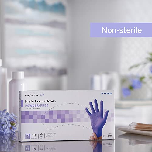 McKesson Confirderm 3.0 Nitrile Gloves, Powder-Free, XL, 00