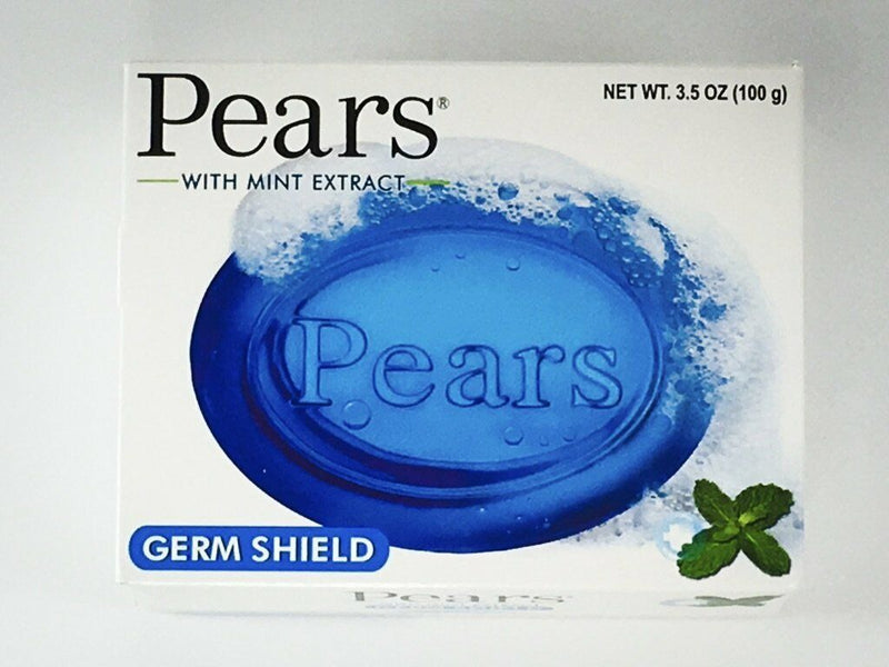 Pears Bar Soap Pure and Natural with Mint Extract 3.53 Oz