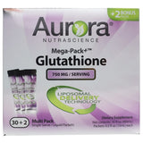 Aurora Nutrascience Mega-Pack+ Liposomal Glutathione, 20 ml Packets, 32 ct
