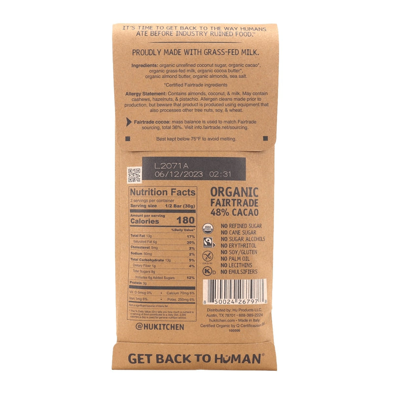 Hu Almond Butter Crunch Milk Chocolate Bar 60g