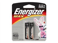 Energizer AAA Alkaline Batteries, 2 Count