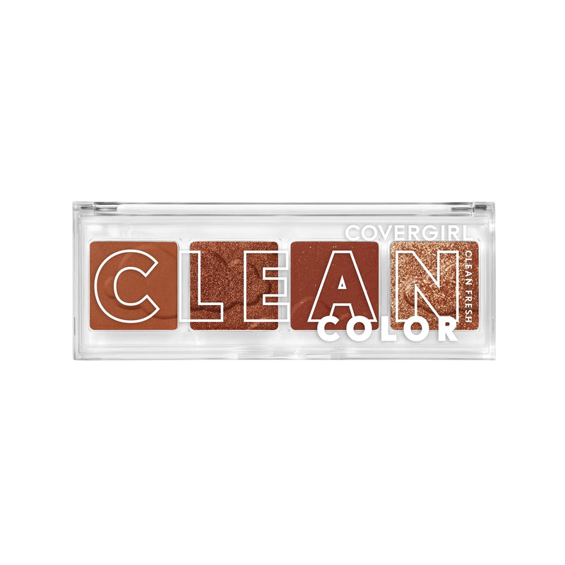 Covergirl Eyeshadow Clean Color Clean Fresh Spiced Copper 252, 0.14 Oz
